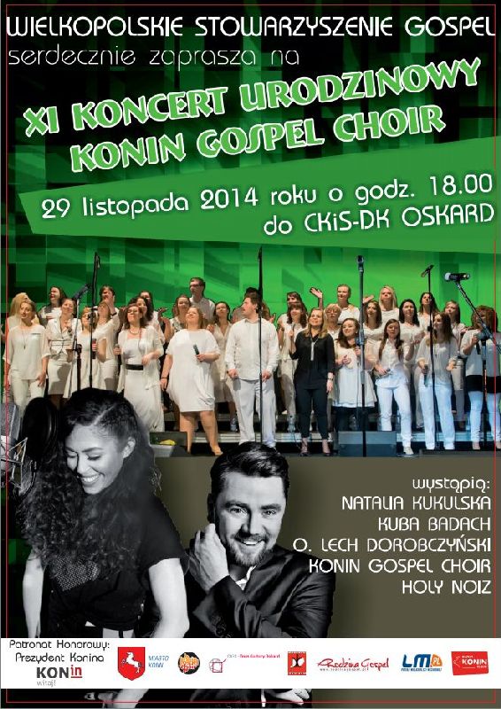 XI Koncert Urodzinowy Konin Gospel Choir